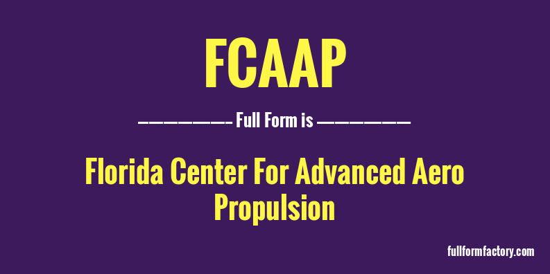 fcaap-full-form