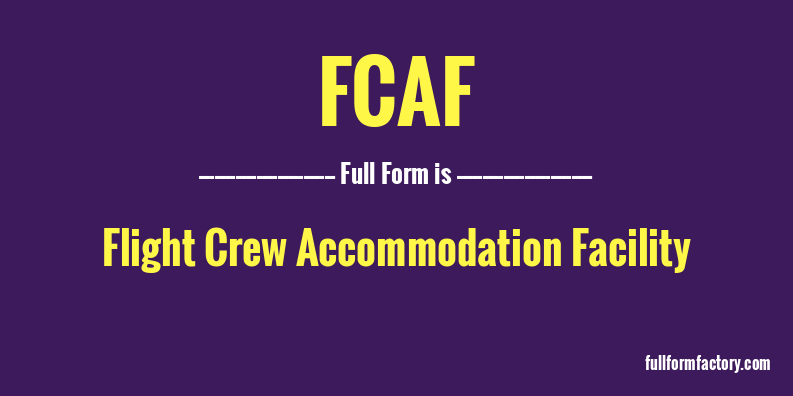 fcaf-full-form