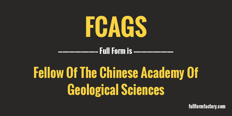 fcags-full-form