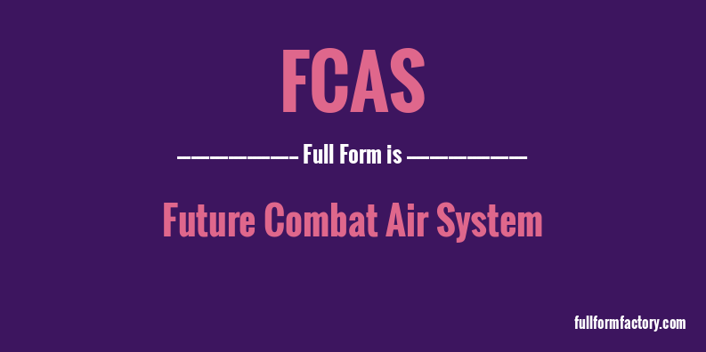 fcas-full-form