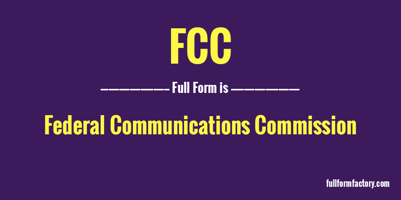 fcc-full-form