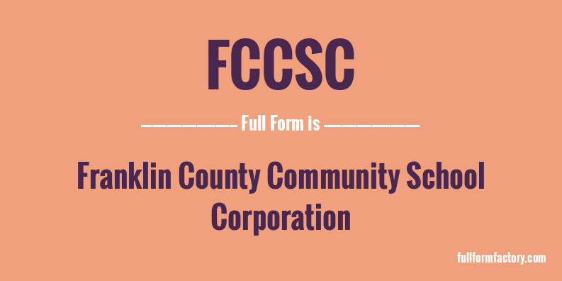 fccsc-full-form