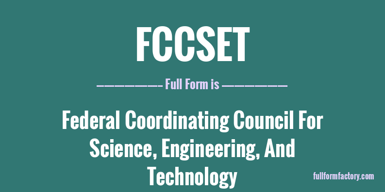 fccset-full-form