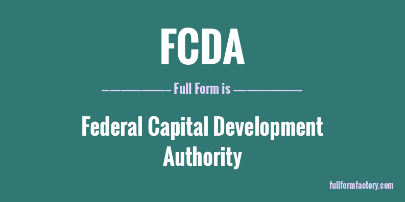 fcda-full-form