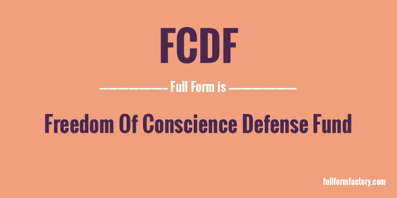 fcdf-full-form