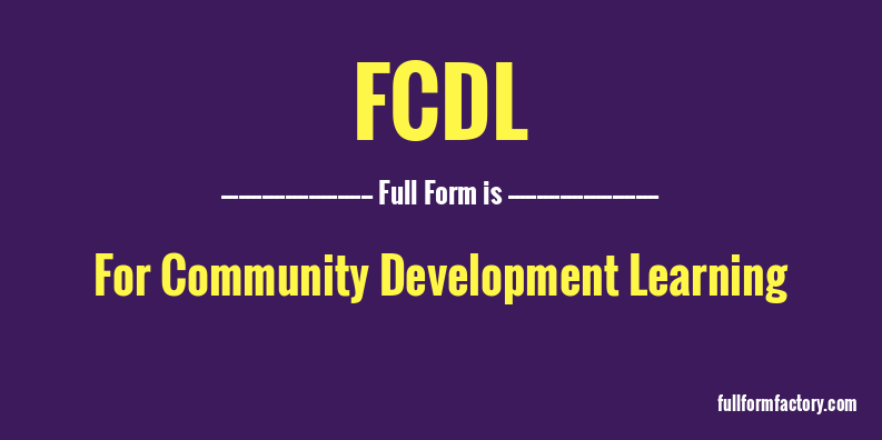 fcdl-full-form