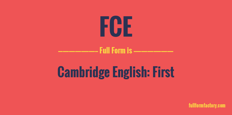 fce-full-form
