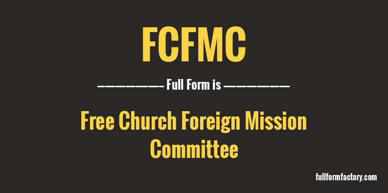 fcfmc-full-form