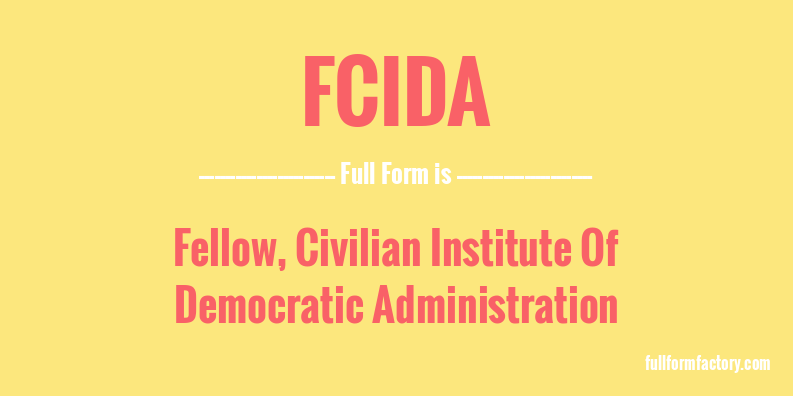 fcida-full-form