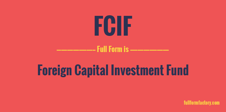 fcif-full-form