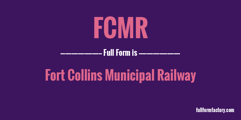fcmr-full-form