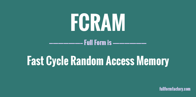 fcram-full-form