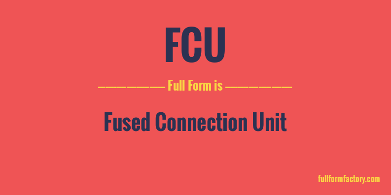 fcu-full-form