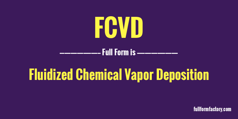 fcvd-full-form