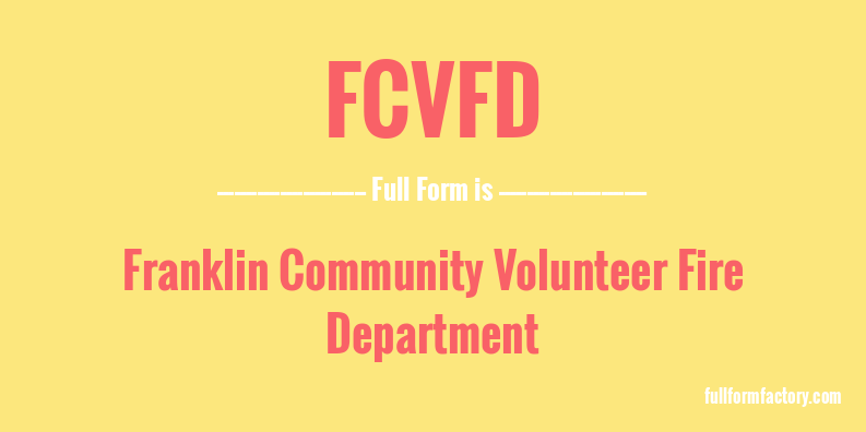 fcvfd-full-form