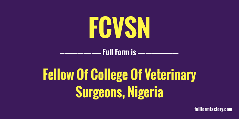 fcvsn-full-form