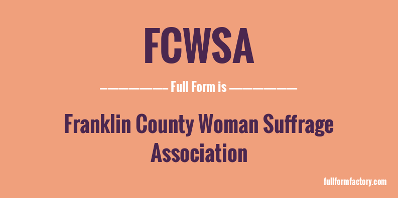 fcwsa-full-form