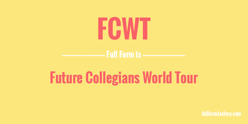 fcwt-full-form