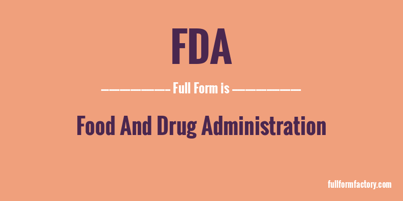 fda-full-form