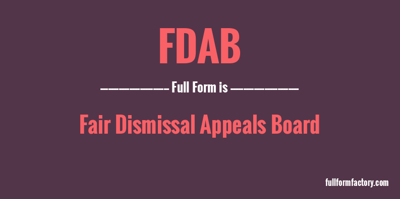 fdab-full-form