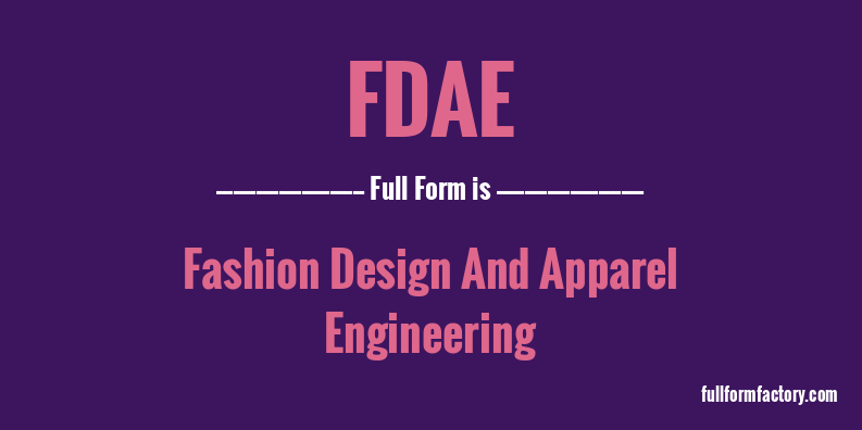 fdae-full-form