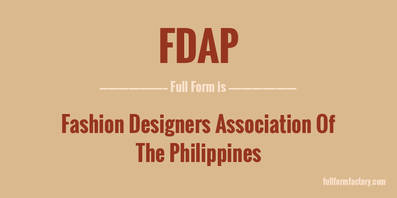 fdap-full-form
