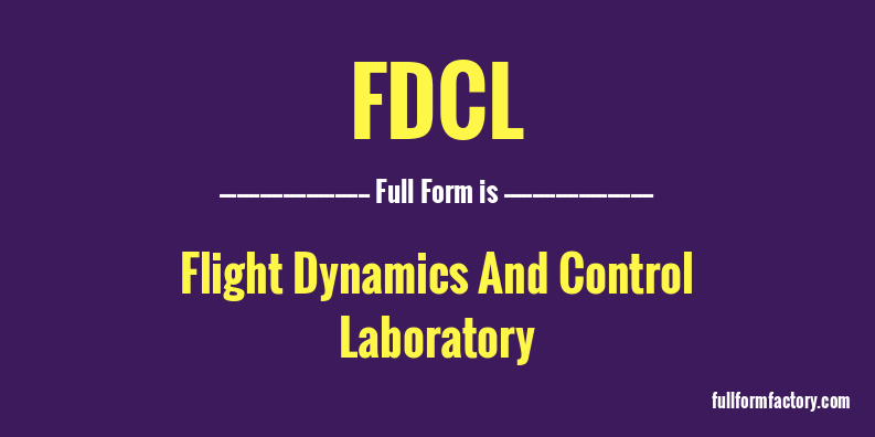 fdcl-full-form
