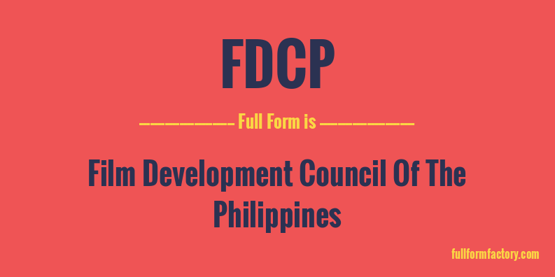 fdcp-full-form