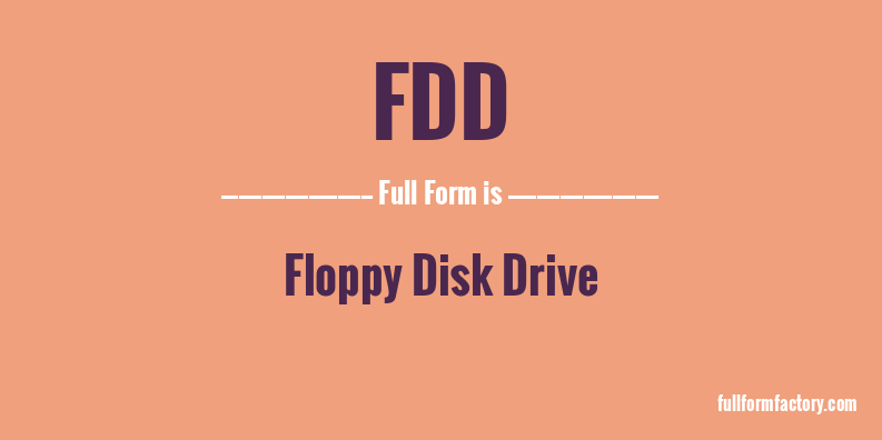 fdd-full-form