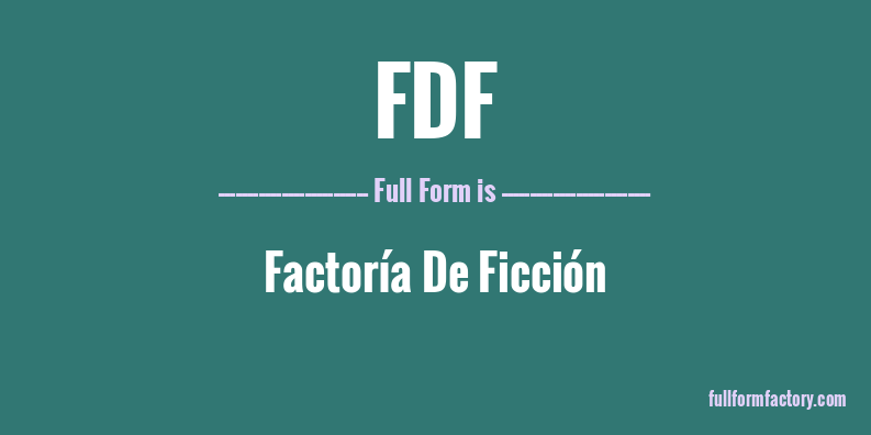 fdf-full-form