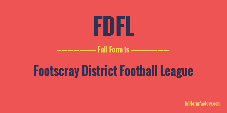 fdfl-full-form