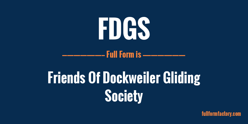 fdgs-full-form