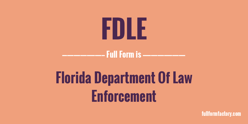 fdle-full-form