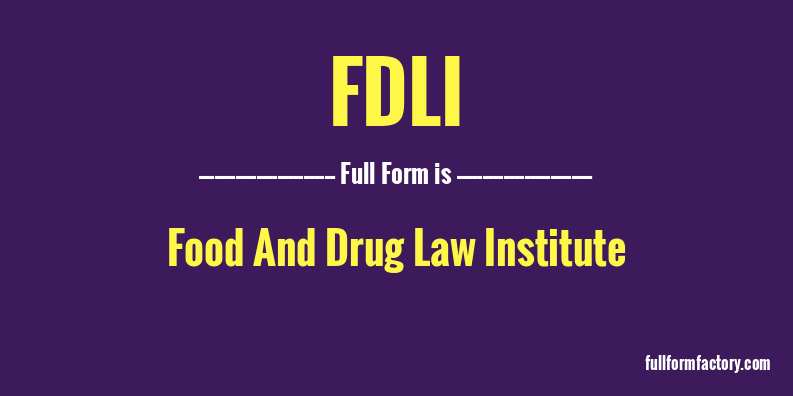 fdli-full-form