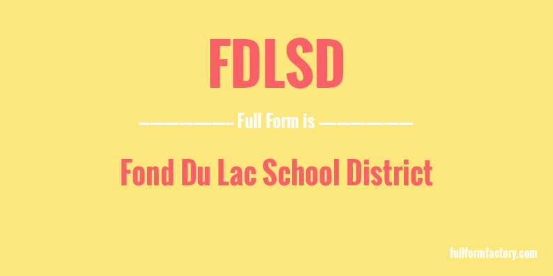 fdlsd-full-form