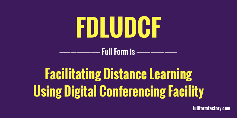 fdludcf-full-form
