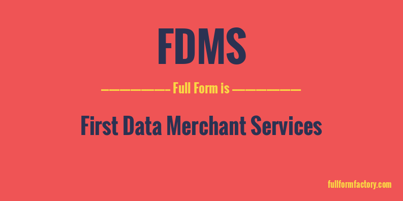 fdms-full-form