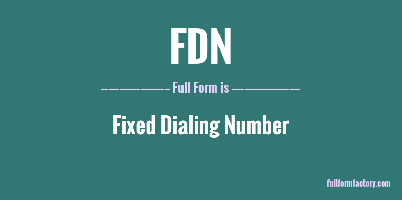 fdn-full-form