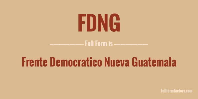 fdng-full-form