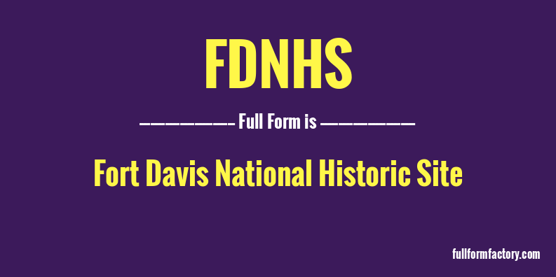 fdnhs-full-form