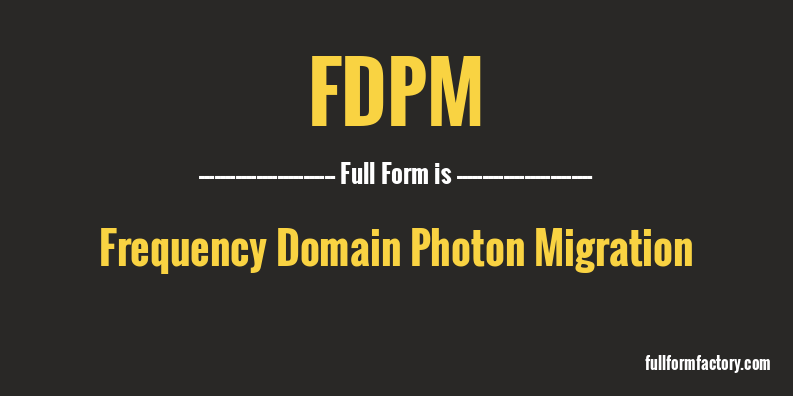 fdpm-full-form