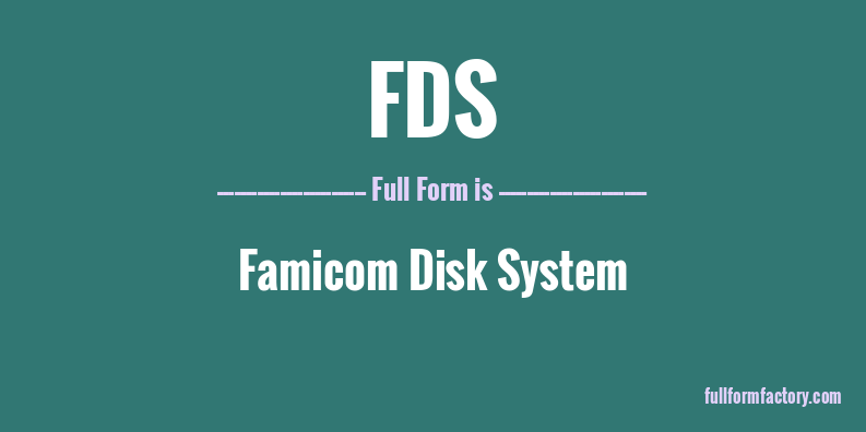 fds-full-form