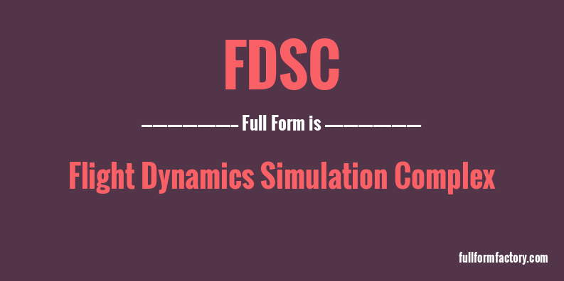 fdsc-full-form