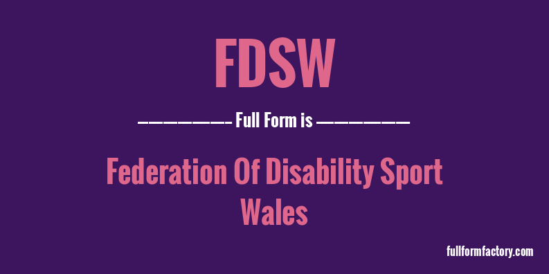 fdsw-full-form