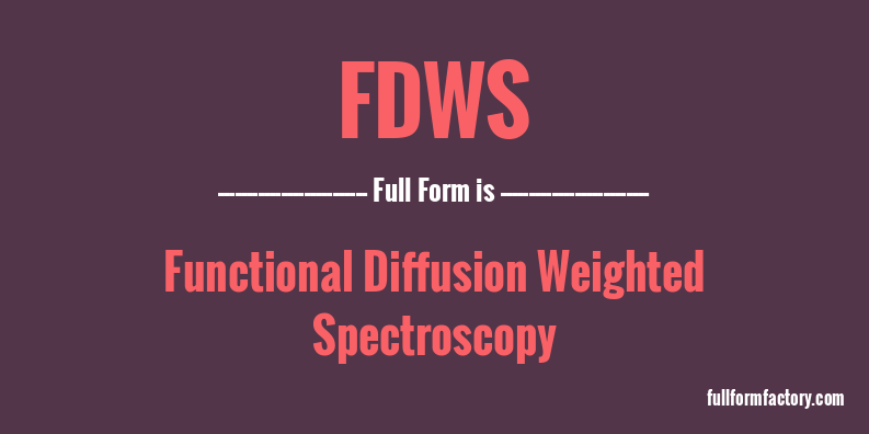 fdws-full-form