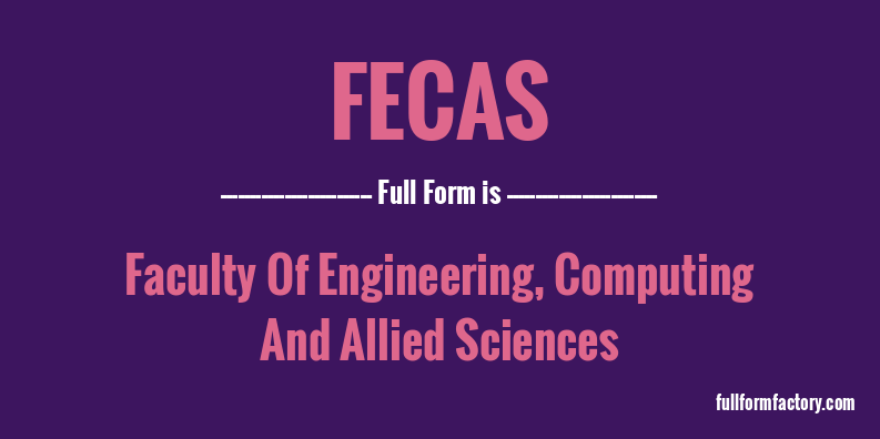 fecas-full-form
