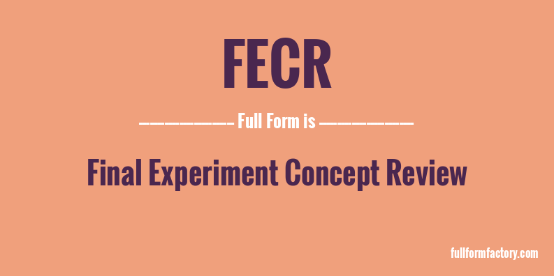 fecr-full-form