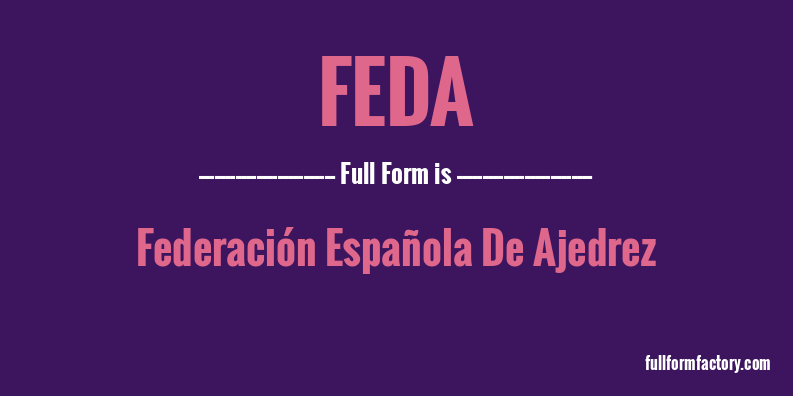 feda-full-form