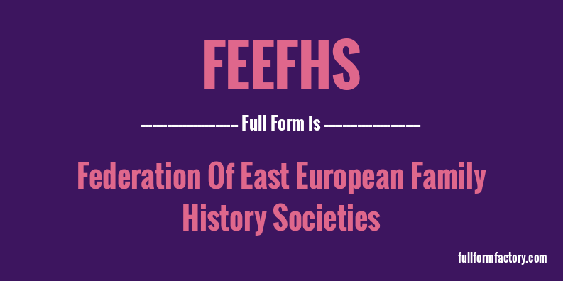 feefhs-full-form