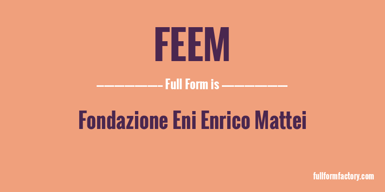 feem-full-form